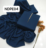 Stuff Marina wool Simple SHirt And Trouser Along WIth Wool Peach Velvet Straps Jall Style Shawl 3PC Dress