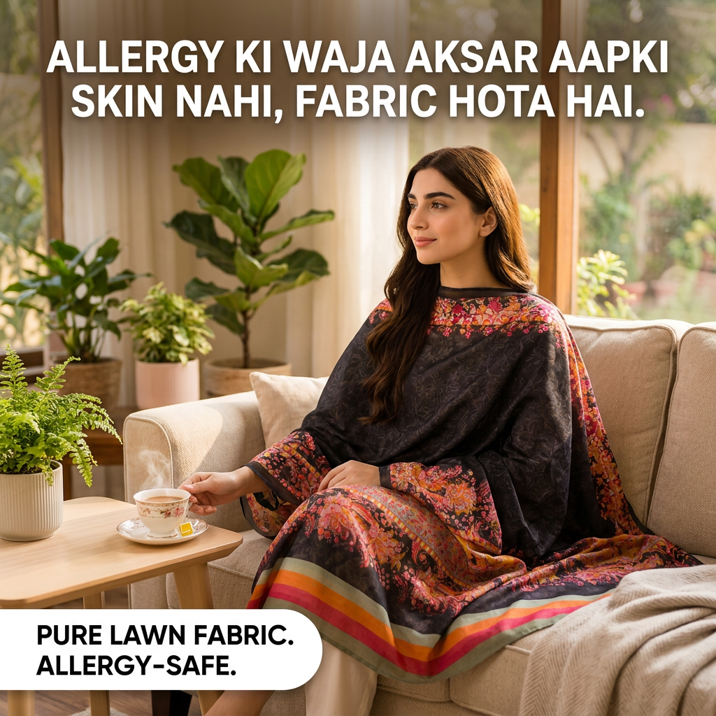 Summer Lawn Allergy Free Chaddar