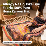 Charkha Pure Lawn Digital Print Chaddar CFA03 - courtyard fabric touch, zero synthetic