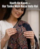 Summer Pure Lawn Soi Print Hand Embroidery Chaddar