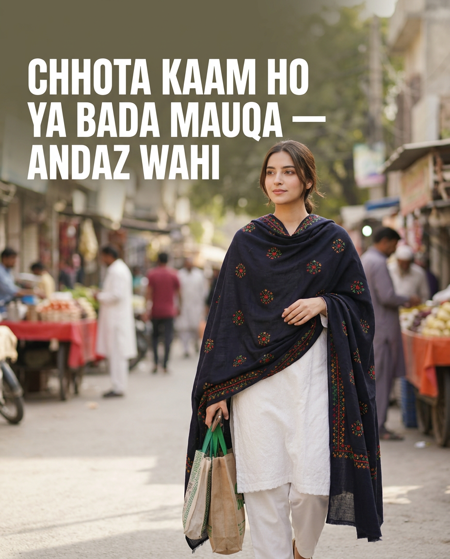 Summer Pure Lawn Hand Embroidery Chaddar