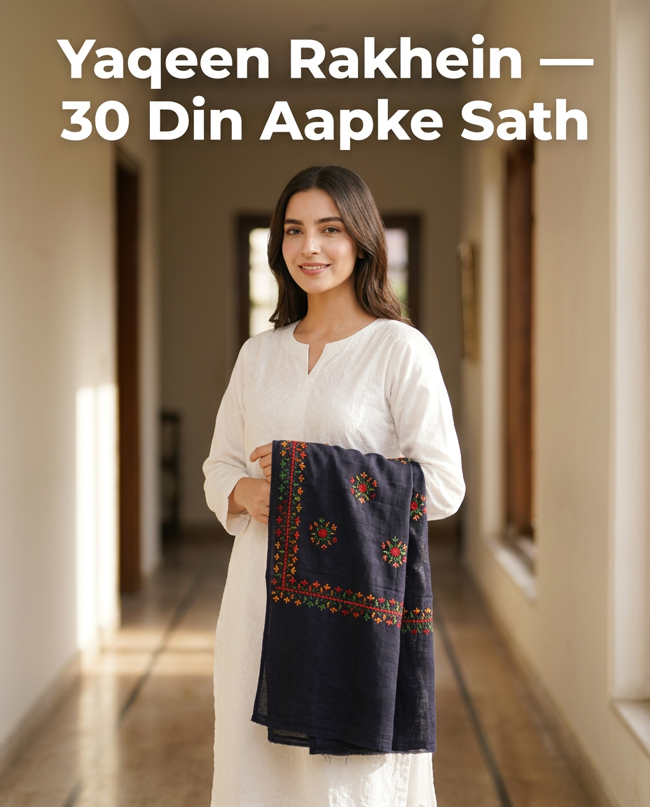 Summer Pure Lawn Hand Embroidery Chaddar