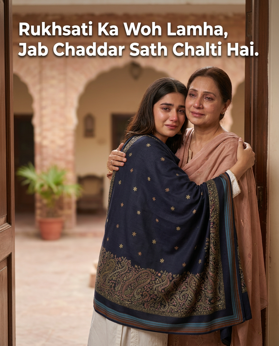 Rukhsati Ke Lamhe Mein, Yeh Chaddar Bhi Sath Hoti Hai