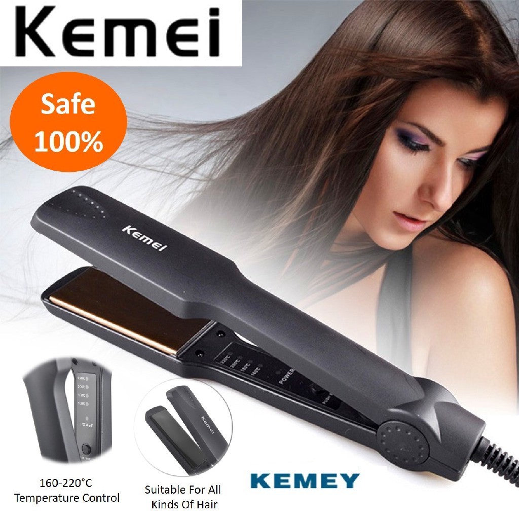 Patented ceramic coating make it easy to curling and straightening your hair.